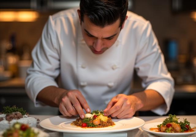プライベートシェフのサービス風景