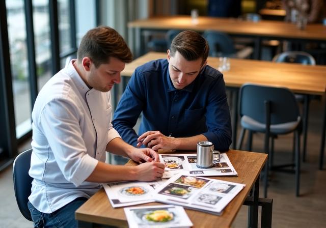 メニュー開発の打ち合わせ風景